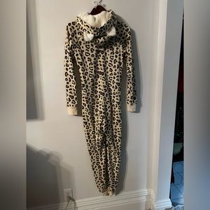 Adult Leopard Print onsie